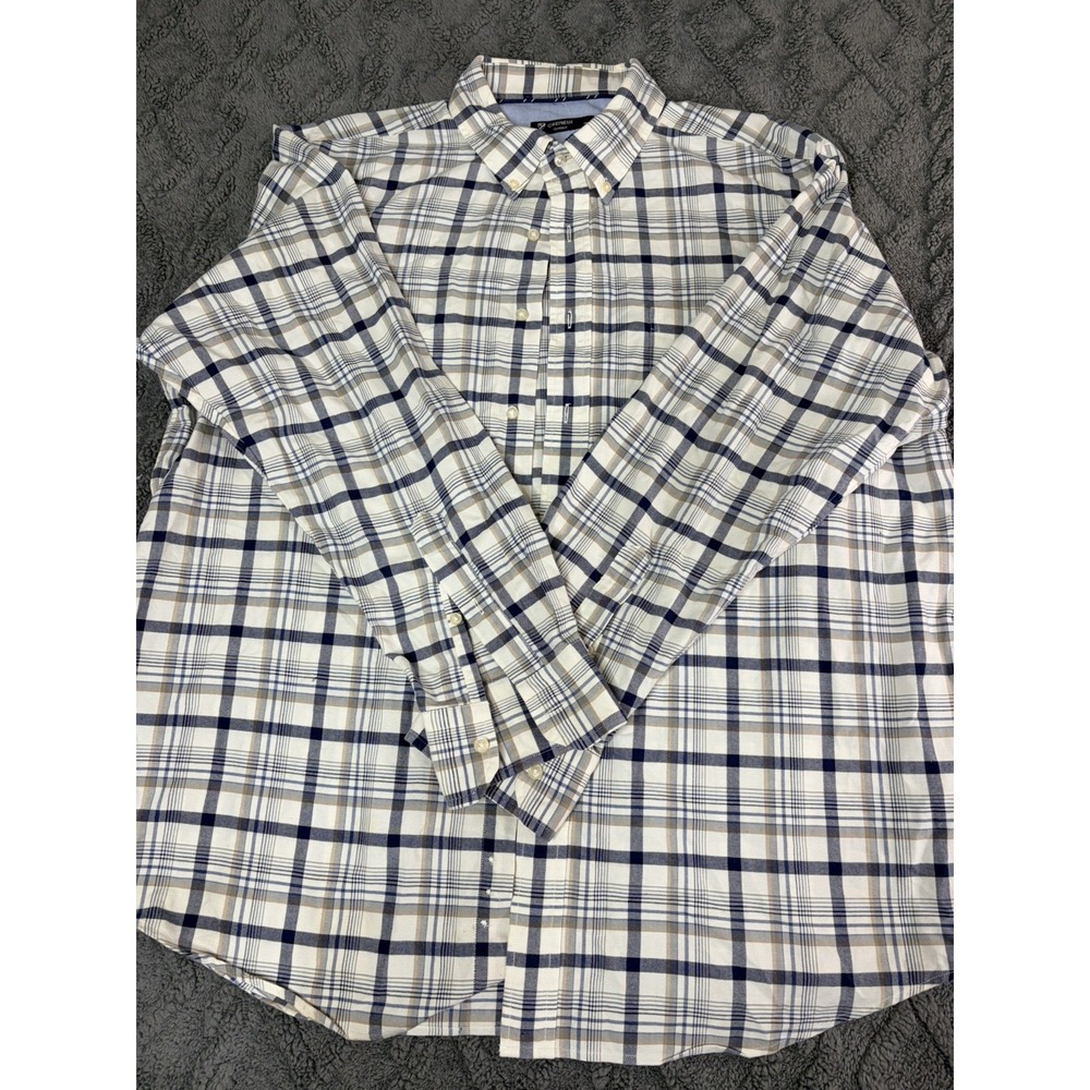 Cremieux Men's XL Plaid Multicolor Button-Down Long Sleeve Button-Up Shirt